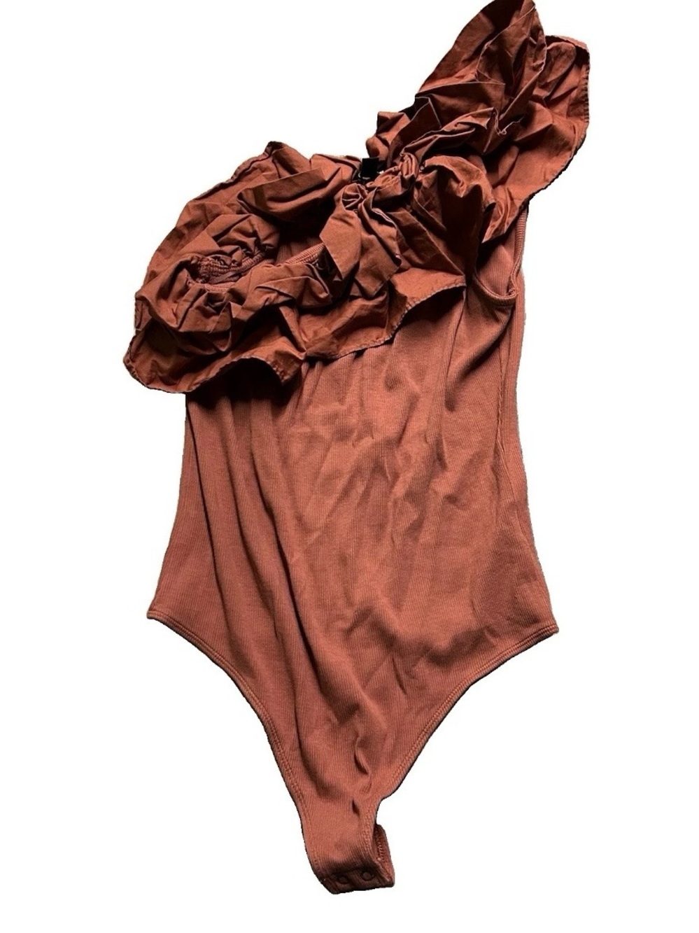 Women’s Express Orange Tank Top Bodysuit Size Large